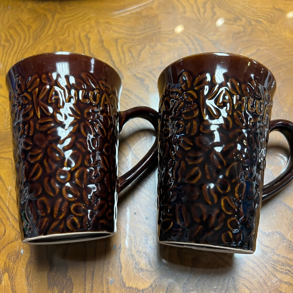 Vintage Kahlua Coffee Mug set of 2